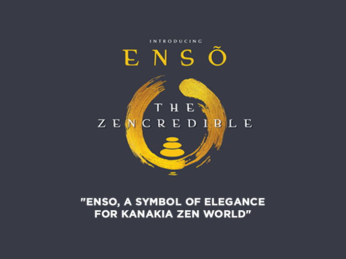 Enso, a symbol of elegance for Kanakia Zen World